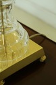LF52165EC: Crystal & Brass Urn Shaped Table Lamp