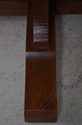 69176: STICKLEY Oak Mission Style Round Dining Tab