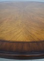 L68884: CENTURY Mahogany & Pecan Inlaid Round Tabl