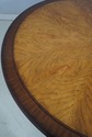 L68884: CENTURY Mahogany & Pecan Inlaid Round Tabl
