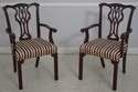 69292: Set of 6 COUNCILL Mahogany Chippendale Dini