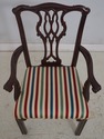 69292: Set of 6 COUNCILL Mahogany Chippendale Dini