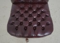 69028: Leather Master Tufted Burgundy Leather Offi