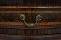 L69030: Pair French 3 Drawer Marble Top Commode Ni