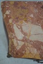 L69030: Pair French 3 Drawer Marble Top Commode Ni