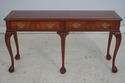 L69332: BAKER Walnut Chippendale Sofa Console Tabl