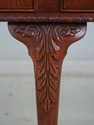 L69332: BAKER Walnut Chippendale Sofa Console Tabl