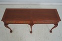 L69332: BAKER Walnut Chippendale Sofa Console Tabl