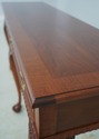 L69332: BAKER Walnut Chippendale Sofa Console Tabl