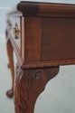 L69332: BAKER Walnut Chippendale Sofa Console Tabl