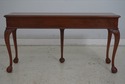 L69332: BAKER Walnut Chippendale Sofa Console Tabl