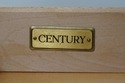 69272: Pair CENTURY Chippendale Mahogany Nightstan