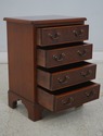 69334: Pair English George III Burl Walnut Chest N