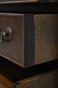 69334: Pair English George III Burl Walnut Chest N