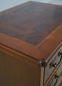 69334: Pair English George III Burl Walnut Chest N