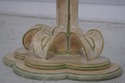  Pair Venetian Paint Decorated Glass Top End Table