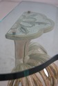  Pair Venetian Paint Decorated Glass Top End Table