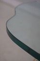  Pair Venetian Paint Decorated Glass Top End Table