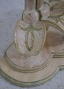  Pair Venetian Paint Decorated Glass Top End Table