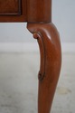 69331: Pair HEKMAN George III Burl Walnut End Tabl