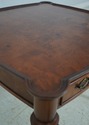 69331: Pair HEKMAN George III Burl Walnut End Tabl