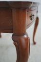 69331: Pair HEKMAN George III Burl Walnut End Tabl