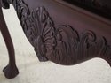 30960EC: Marble Top Ball & Claw Mahogany Console T