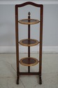 L64950EC: Pair French Style 3 Tier Mahogany Muffin