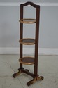 L64950EC: Pair French Style 3 Tier Mahogany Muffin