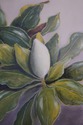 F64972EC: BAKER Artist Signed Magnolia Oil Paintin