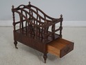 64954EC: JONATHAN CHARLES 1 Drawer Mahogany Canter