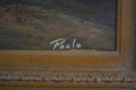 F64989EC: PAOLO Artist Signed Mediterranean Boat S