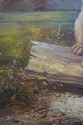 F64978EC: Framed Signed Artist Oil Painting On Can