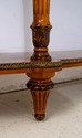 : Italian Marble Top Inlaid Olivewood Console Tabl