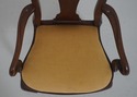 68783: Queen Anne Style Mahogany Diminutive Armcha