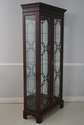 68712: JASPER Chippendale Style Cherry Curio Displ