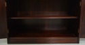 68761: Pair Inlaid Mahogany Open Bookcase Cabinets
