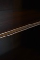 68761: Pair Inlaid Mahogany Open Bookcase Cabinets