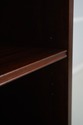 68761: Pair Inlaid Mahogany Open Bookcase Cabinets
