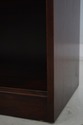 68761: Pair Inlaid Mahogany Open Bookcase Cabinets