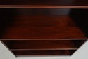 68761: Pair Inlaid Mahogany Open Bookcase Cabinets