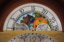 68753: Colonial Empire Style Walnut Grandfather Cl