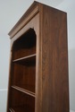 68762: KLING Cherry Open Bookcase Cabinet w. Adjus