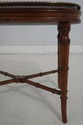 68795: Vintage Cherry & Brass Tray Table