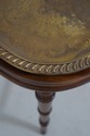 68795: Vintage Cherry & Brass Tray Table