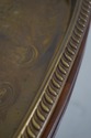68795: Vintage Cherry & Brass Tray Table