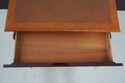 L68764: KINDEL Varney Mahogany Leather Top Table O