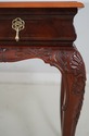 L68764: KINDEL Varney Mahogany Leather Top Table O