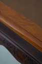 L68764: KINDEL Varney Mahogany Leather Top Table O