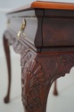 L68764: KINDEL Varney Mahogany Leather Top Table O